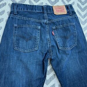 Levi’s ladies 14, regular W 27L 27 514 straight dark wash